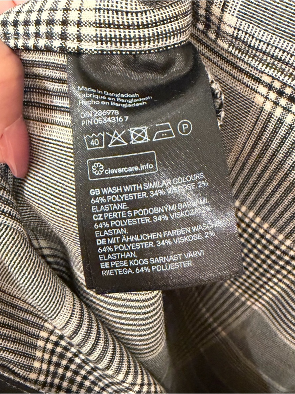 H&M Plaid Pencil Skirt - Picture 7 of 7